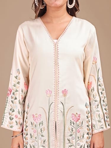 Image of Womanista coord set stylish | Farshi Salwar kurta set | Silk Blend Farsi Set