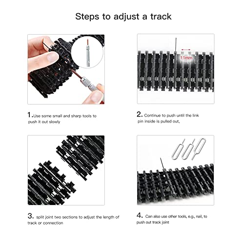 Premium Smart Metal Robot Chassis Kit Tank Tracked Car Platform With Dc Motor For Arduino Raspberry Pie Microbit, T101 2-Layers Diy Robotic Part Ros Ai Steam Projects Education #TOP6