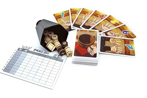 Juego de mesa Beer Mug Dice con dados y cartas miniatura 2