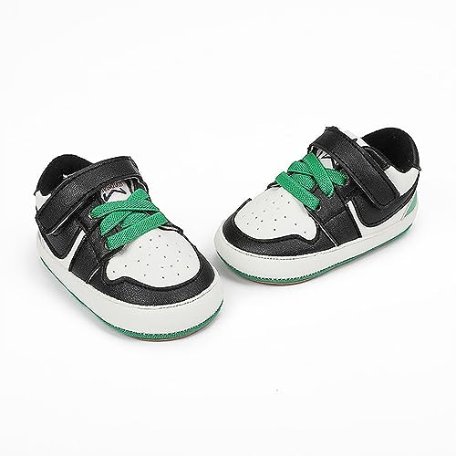 Image of Clowora Unsex Baby Shoes Boys Girls Infant Sneakers Non-Slip Soft Rubber Sole Toddler Crib First Walker Lightweight Shoes