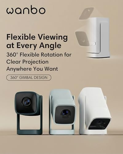 Projecteur Smart Wanbo Cube 1 Pro avec Android TV et Google Play