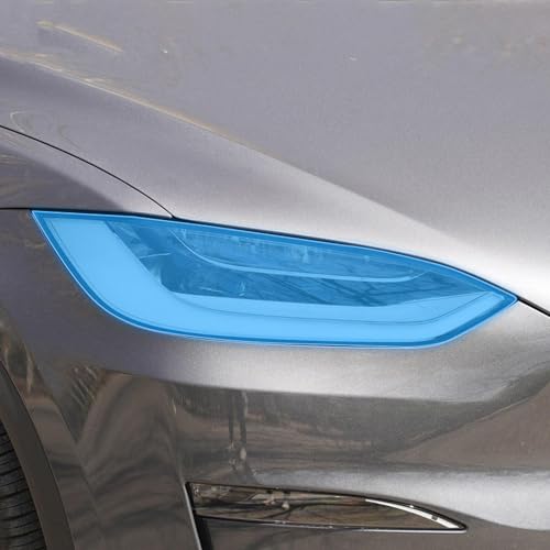 Film de protection PPF en TPU transparent pour phares de Tesla Model X 2023