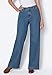 Woman Within Plus Size Perfect Wide-Leg All-Cotton Denim Five-Pocket Jeans - 28 W, Medium Stonewash