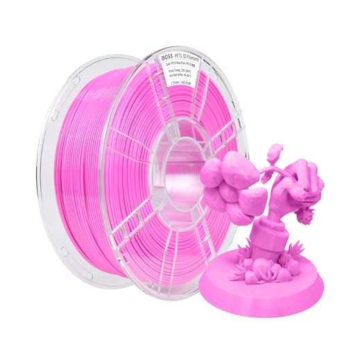 iBOSS PETG Filament 1.75mm, 1kg Spool (2.2lbs), 3D Printer PETG Filament, Dimensional Accuracy +/- 0.03mm, 3D Printing F