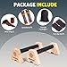Premium Wooden Push Up Bars,Parallettes Bars for Calisthenics,Push Up Handles,Calisthenics Equipment for outdoor&home,Complete Push-Up Workout Kit,Solid rubber wood