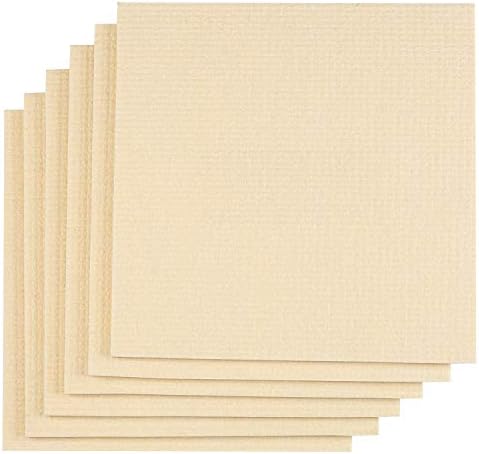JBER Professional Acoustic Foam Panels, Sound Proofing Studio Foam Padding High Density Polyester Fiber Acoustic Treatment for Studio Home and Office 12"x12"x0.4" (6 Pack, Yellow)…