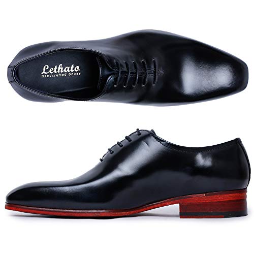 Handcrafted Wholecut Oxford Men's Genuine Leather Lace Up Dress Shoes3
