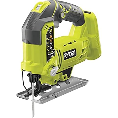 Ryobi R18JS-0 ONE+ Jigsaw with LED, 18 V (Body Only) - Green/Grey Cover