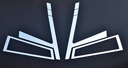 2 faros delanteros + 2 faros antiniebla decorativos de acero inoxidable para FH4 Euro6 2013+ camiones