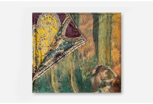 Johnny Was Dancers Cozy Blanket Edgar Degas Reversible Green Pink Home Lounge New -  H16624-9