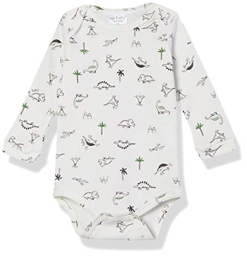 Body Manga Longa Essentials, Up Baby, Bebê Meninos, Branco, 2 Anos