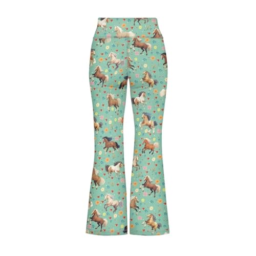 Girls Leggings Custom Prints Flare Leggings for Girls High Waisted Bell Bottoms Kids Clothes2