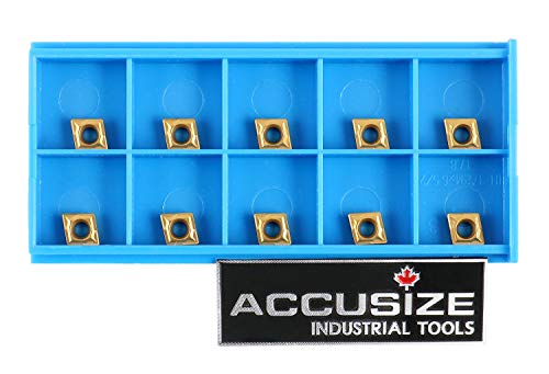 Inserts en carbure CCMT21.51 Accusize d'une précision millimétrée pour finitions soignées