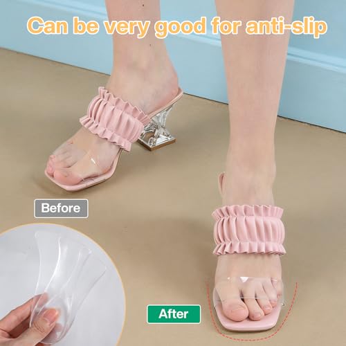 Plantillas de gel invisibles para tacones altos, 4 piezas miniatura 7