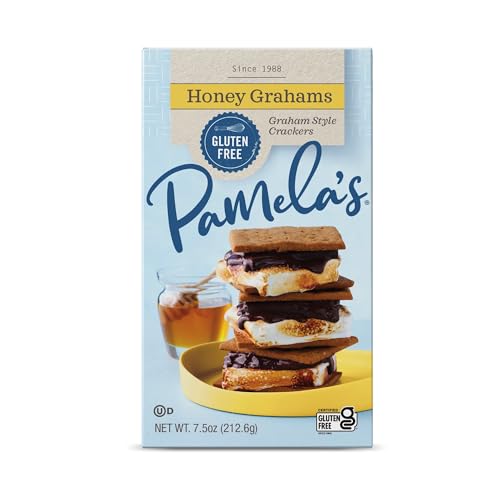 Pamela's Products Gluten Free Graham Crackers, Honey 7.5 Ounce (Pack of 6) | Use for S'mores or graham cracker crust; Made with real honey; GFCO certified; Kosher; Each package contains 7.5oz of grahams - image 8