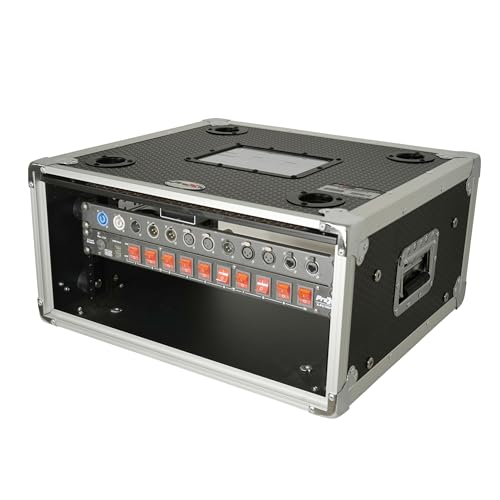 4U Vertical 14" Deep Shockmount Flight Case