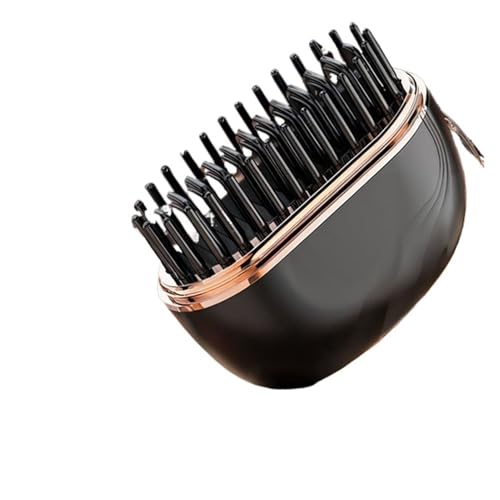 Plancha para cabello LFBHNMM en color negro, compacta y portátil miniatura 3