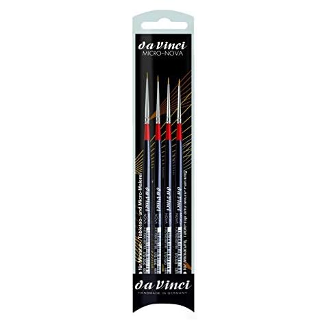 da Vinci Watercolor 4270 Brush Set, Black 4 Each Cover