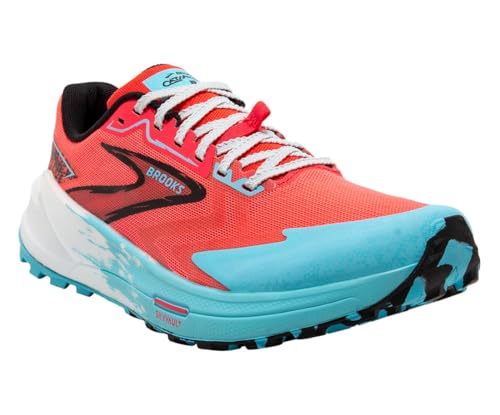 Brooks Brooks Catamount 3 Womens Shoes Size 5.5, Color: Diva Pink/Bluefish/Black-Pink