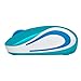 Logitech Wireless Mini Mouse M187 Ultra Portable,1000 DPI Optical Tracking, 3-Buttons, PC/Mac/Laptop - Bright Teal