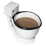 Evelots Toilet Coffee Mug/Cup-Ceramic-Tea/Beverage/Candies-10 Ounces-Hilarious.