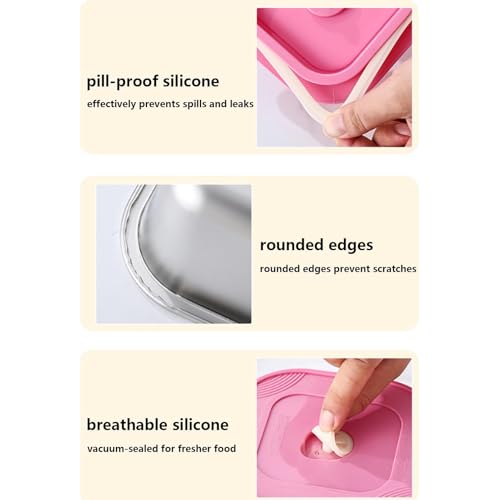 Bols à glace pour congélateur réutilisables avec couvercle en silicone - 8