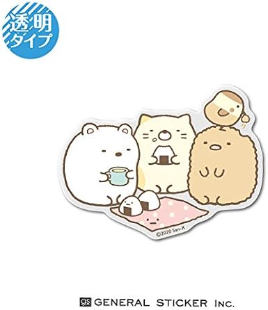 Amazon Co Jp すみっコぐらし おにぎり 透明 キャラクターステッカー イラスト すみっコ 人気 可愛い ライセンス商品 Su78 Gs 公式グッズ ホビー 通販