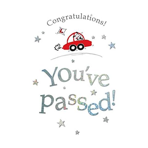 Piccadilly Greetings Driving Test Congratulations Card Cover