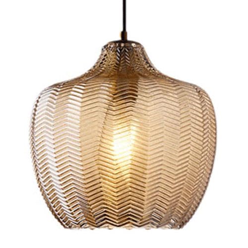 Lámpara de techo E27 industrial con pantalla de vidrio transparente para salón y cocina