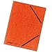 Produktbild Original Falken 25er Pack Premium Einschlagmappe. Made in Germany. Aus extra starkem Colorspan-Karton mit 3 Innenklappen und 2 Gummizügen DIN A4 orange Juris-Mappe Sammelmappe