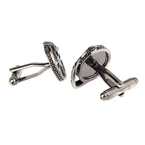 Movie Film Reel Cufflinks In Gunmetal Tv Director Wedding Cuff Links #TOP2