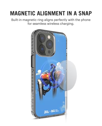 Image of DailyObjects Sky Rover Stride 2.0 Magnetic Case Cover Compatible with iPhone 14 Pro Max | Wireless Charging Slim Back Cover | 2 Layer Edge Protection & Shockproof
