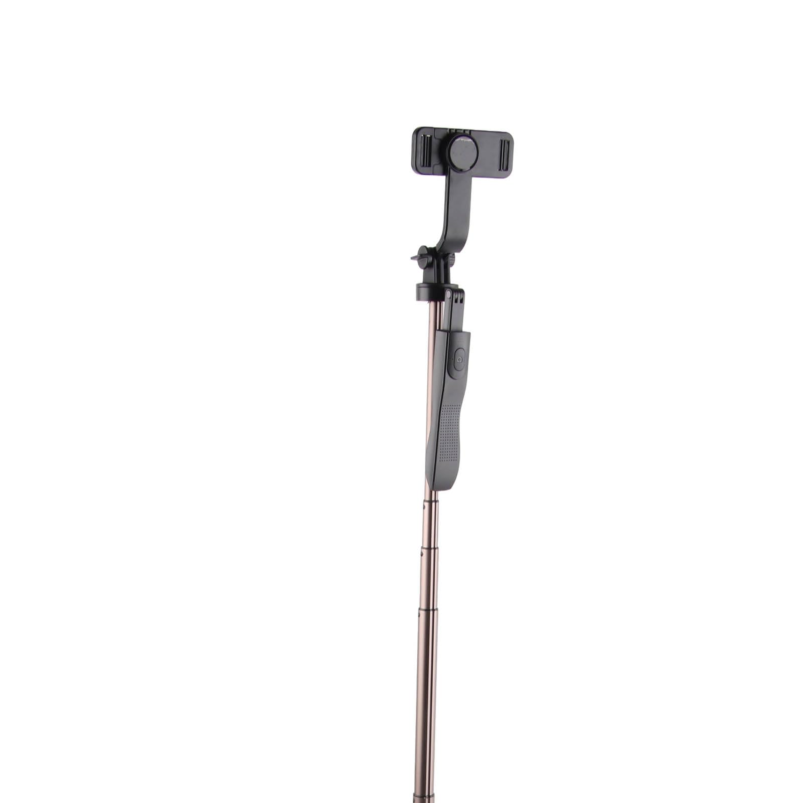 Treppiede per Selfie Estensibile, Treppiede per Telefono da 149 Cm, Asta in Lega di Alluminio Anti-vibrazione con Telecomando per i Viaggi