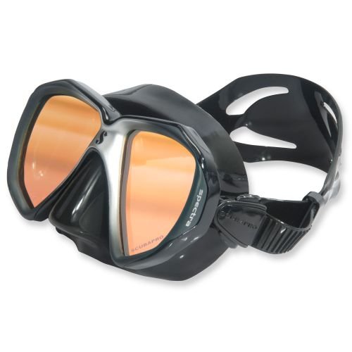 Scubapro Spectra Tauchmaske, Spectra Mask, Black Silicon/ Black Silver (Mirrored)