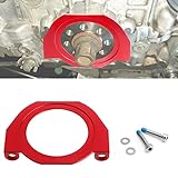 URLWALL Crank Seal Guard Plate for BMW 335i 528i 135i S55 N54 N55 N52 Engines, Front Crankshaft Seal Engine Serpentine Belt Guards Protection Guards Plate Replacement (Red)