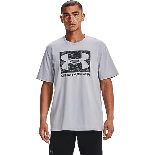 Image of Under Armour Men's Ua ABC Camo Boxed Logo Short Sleeve Short Sleeve Chart