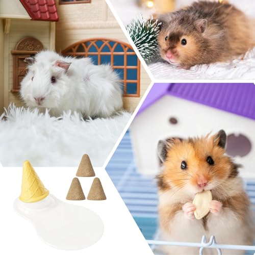 Cama Para Ouriço,Cama De Cerâmica Para Hamster Com Almofada Refrescante - Almofada Cónica Para Dormi