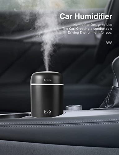 Luftbefeuchter LtYioe Persönlicher Desktop Mini Luftbefeuchter mit Bunter Cooler Nachtlichtfunktion, Automatische… – Bild 4