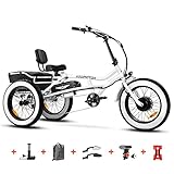 Addmotor Motan Electric Trike Adults, 85MI, 20x4 Fat Tire 3 Wheel Electric Bicycle, 750W48V20Ah...
