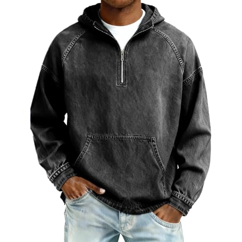 Sudadera extragrande hombre algodon lavado soluciona el exceso de calor