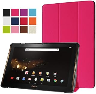 Acer Iconia Tab 10 A3-A40 Case, Pasonomi Ultra Slim Lightweight PU Leather Folio