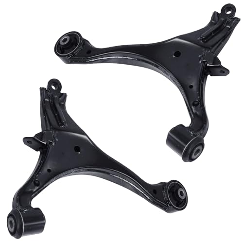 Image of Detroit Axle - 8pc Front End Suspension Kit for 2001-2005 Honda Civic EL 2 Lower Control Arms 2 Lower Ball Joints 4 Inner & Outer Tie Rod End Links 2002 2003 2004 Replacement