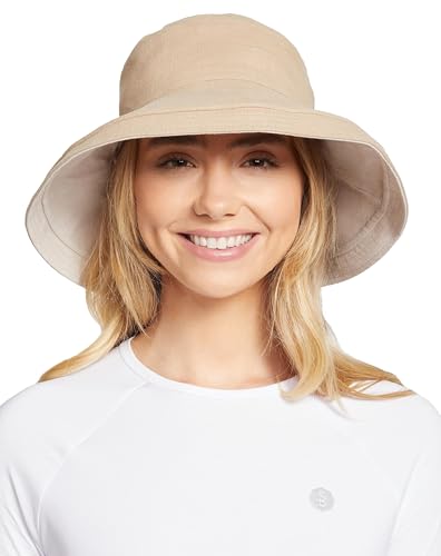 Solbari Women's Holiday Sun Hat UPF 50+ - Natural/Beige - Large-X-Large