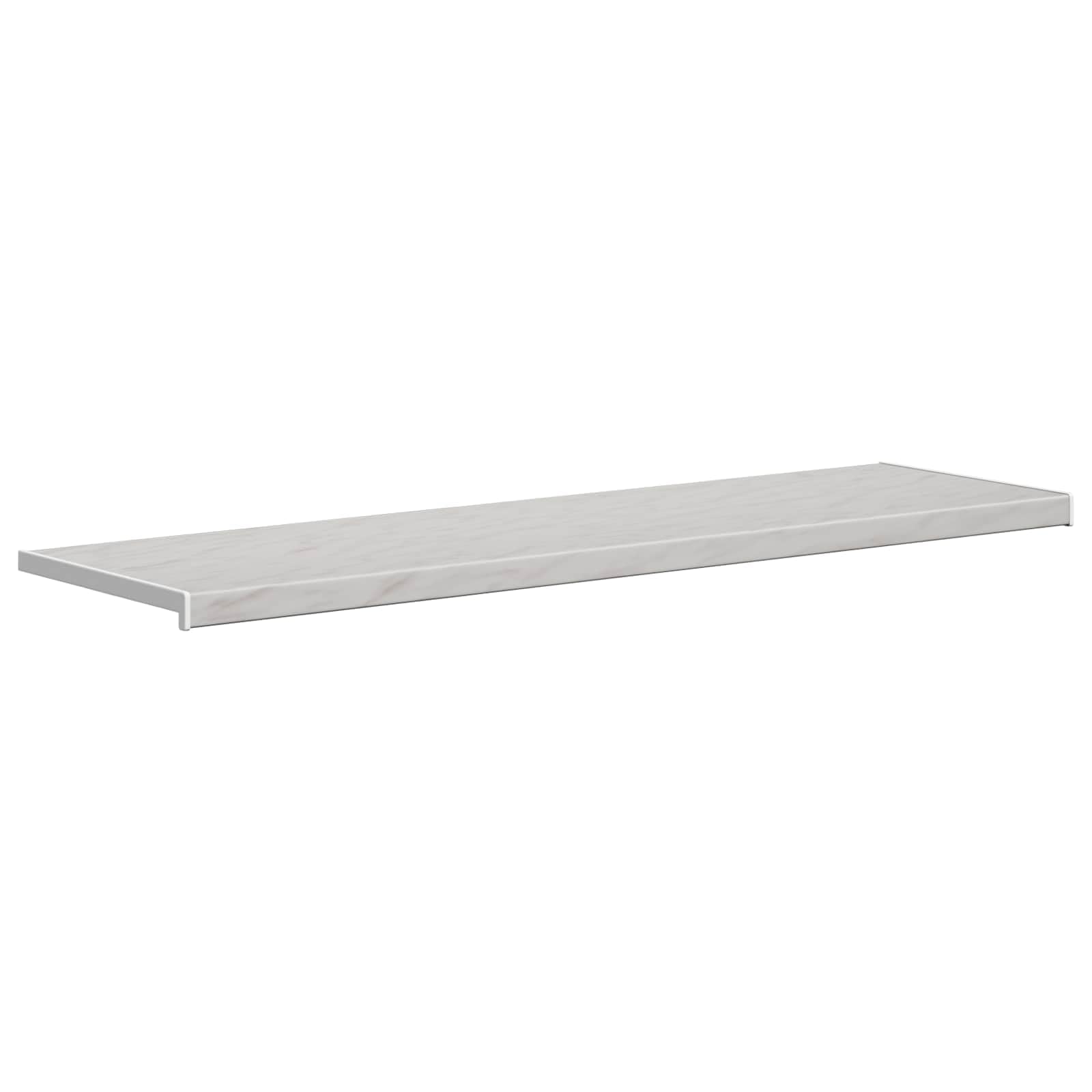 Podłoże okienne PCV 140 x 50 x 4,5 cm Marmur | Łatwy do czyszczenia, Zewnętrzne użytkowanie wewnętrzne, gładka powierzchnia wodoodporna, instalacja za pomocą kleju