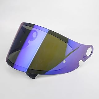 Motorcycle Helmet Visor Lens for Capacete Shoei Glamster Anti-UV Anti-Scratch Dustproof Wind Shield Ca-sco De Moto(Blue)