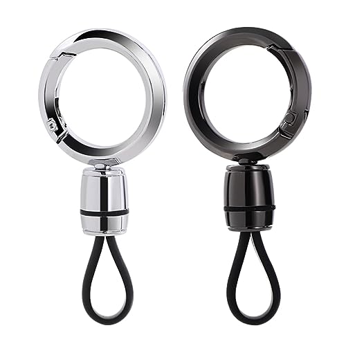 Image of Universal Keychain for Men and Women,Simplicity Key Ring Clip, Double layer buckle Car Key chain