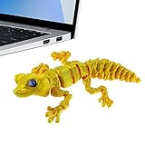 Regalo perfecto: el lagarto articulado impreso anima a los amantes de la fantasía de todas las edades a jugar imaginativamente, por lo que es un buen regalo para cumpleaños y vacaciones. Mira cómo sus ojos brillan de alegría.