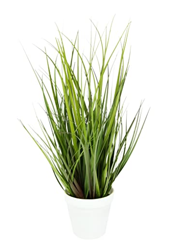 Flair Flower Künstlicher Grasbusch im Topf Kunstpflanze Dekogras...