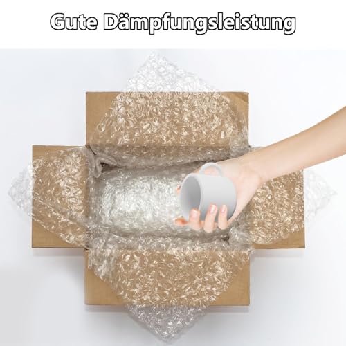 YAYODS 50 Stück Luftpolsterfolie Bubble Bags - 300 x 400 mm Verpackungsfolie Luftpolsterfolie - Luftpolsterbeutel 30 x 40cm - Bubble Wrap Luftpolster für Versand Verpackung, Stoßfeste Polsterung