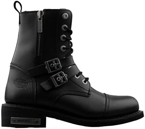 Harley Davidson 025M100719 Black Deri Austin Erkek Günlük Bot 025M100719-BLACK-DERI-AUSTIN Siyah
